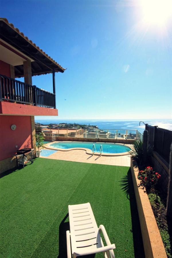 Luxury 5 Star Villa Violetta With Amazing Sea View, Jacuzzi And Heated Pool San Agustin  Luaran gambar